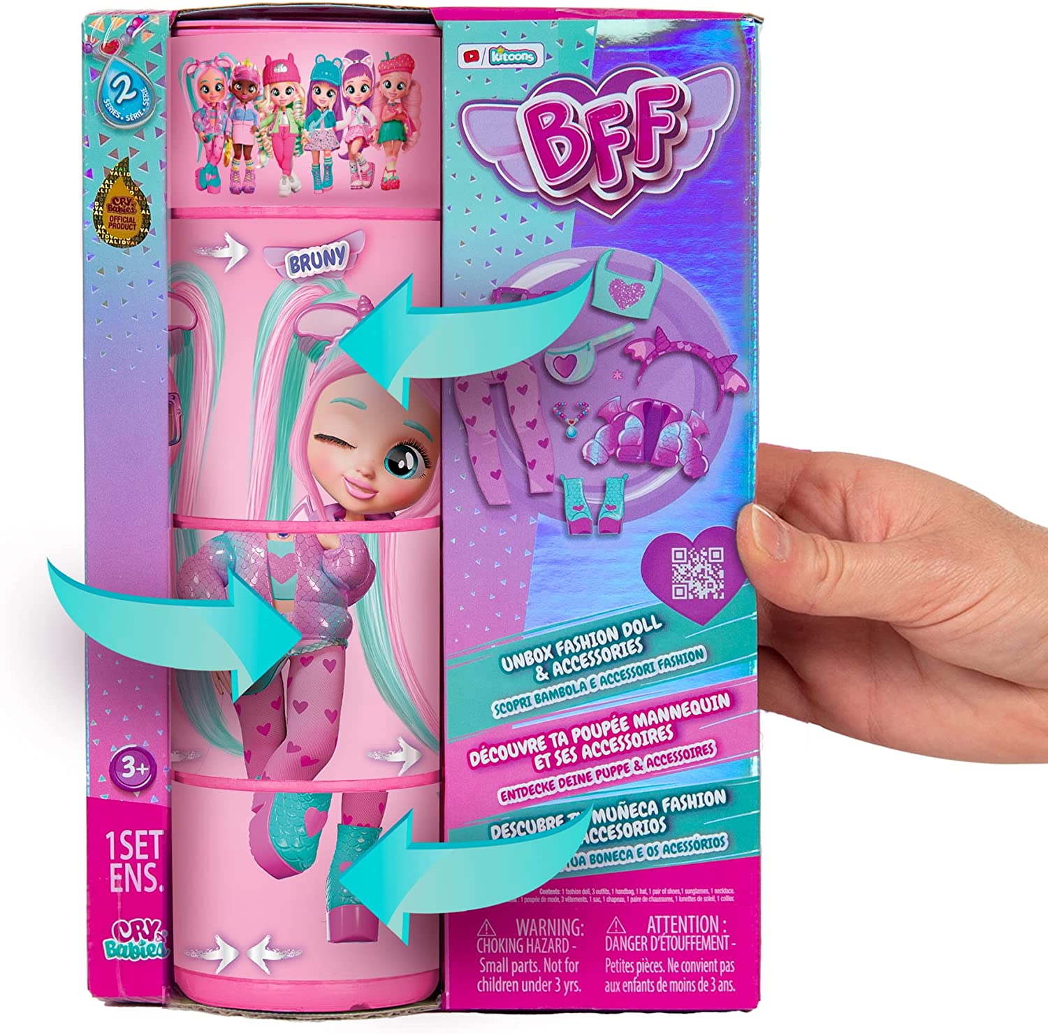 BEBES LLORONES BEST FRIENDS FOREVER BRUNY 908383 V22523
