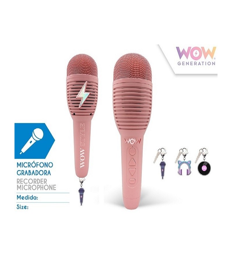 MICROFONO GRABADORA WOW GENERATION WOW00029 - N54724