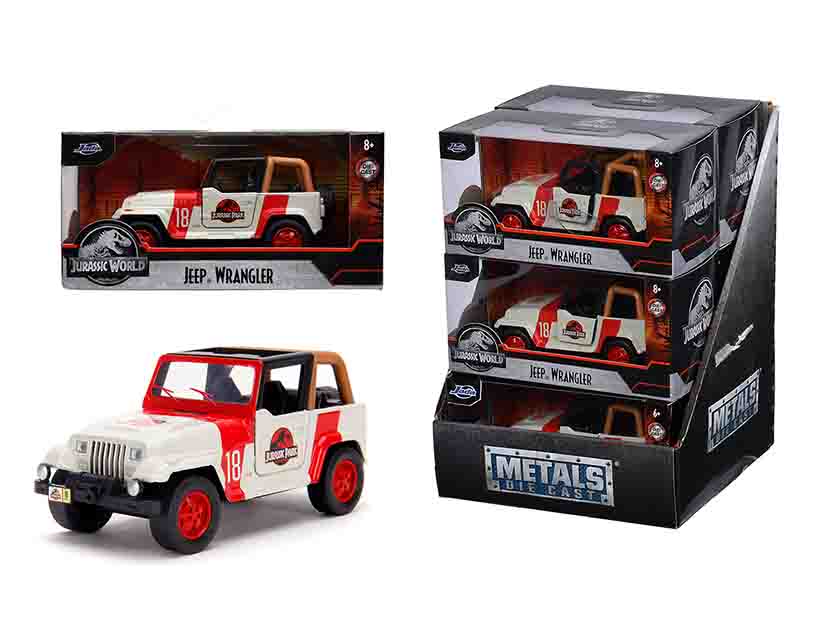 COCHE JEEP WRANGLER JURASSIC PARK 1:32 253252019