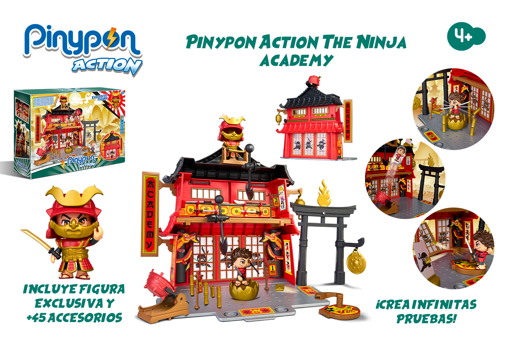 PINYPON ACTION ACADEMIA NINJA PNC24000 V14423