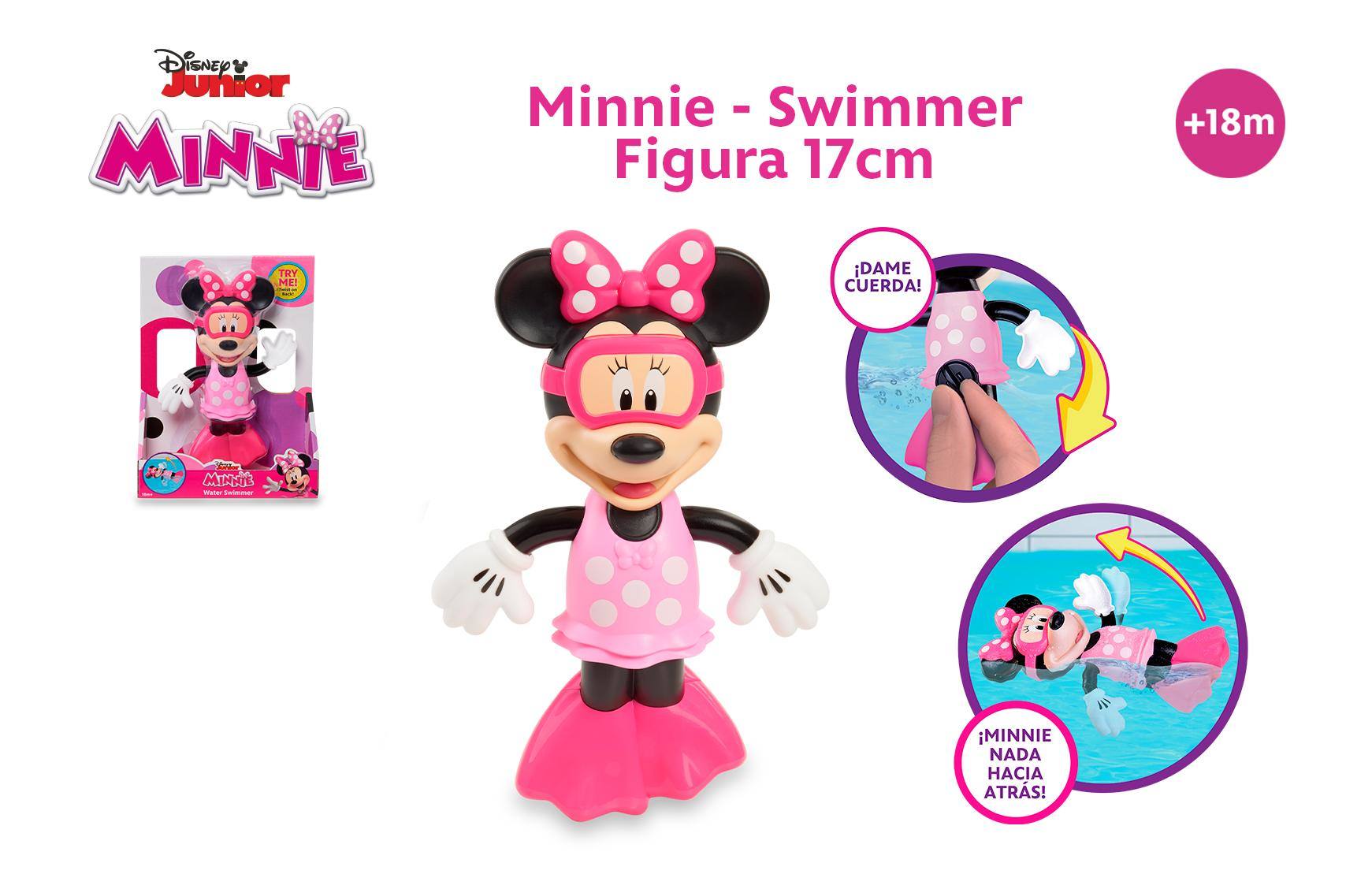 MINNIE FIGURA NADADORA 17CM MCN32000 V16023