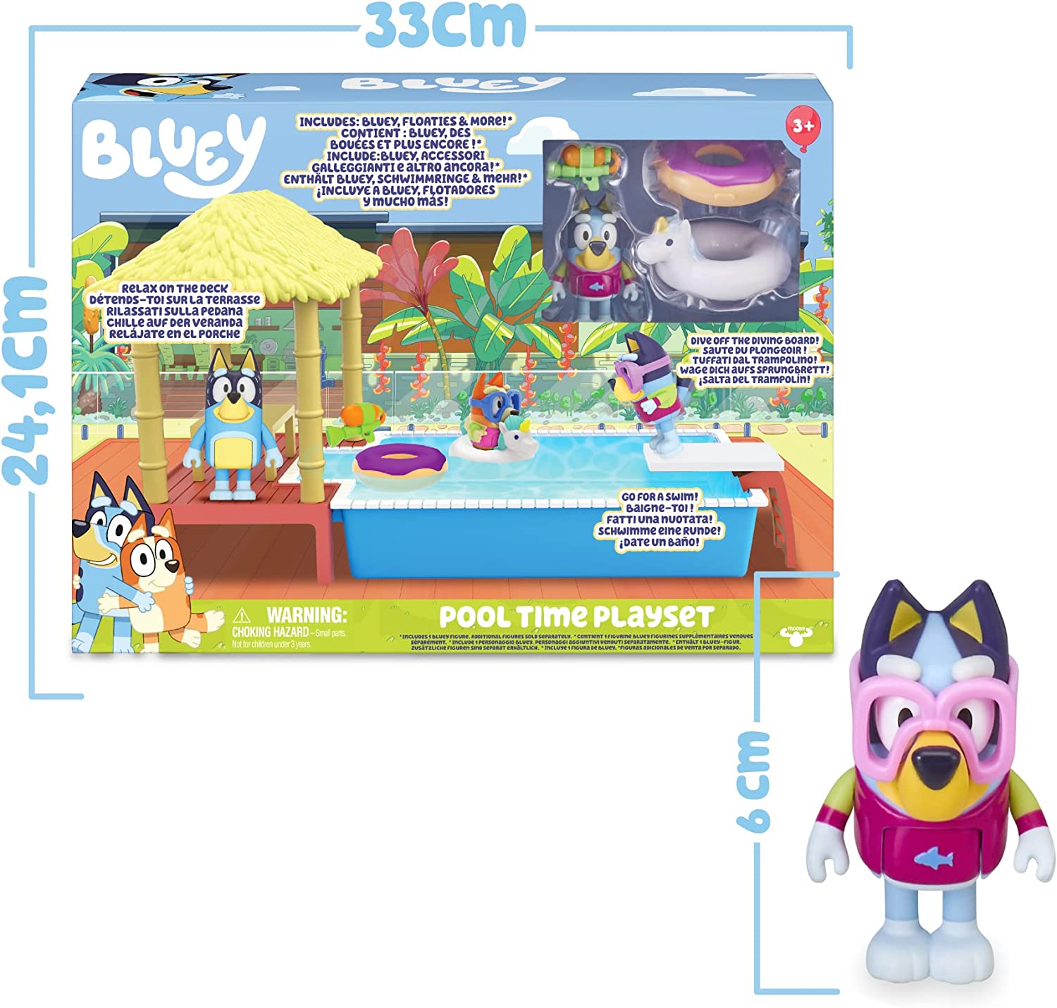 BLUEY PLAYSET PISCINA BLY22000