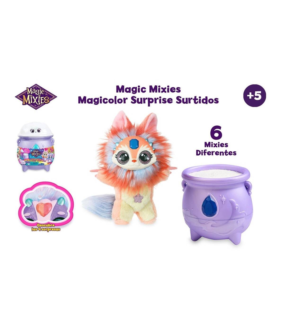 PELUCHE SORPRESA MAGICOLOR CON CALDERO MAGIC MGX08000 Magic  V17123