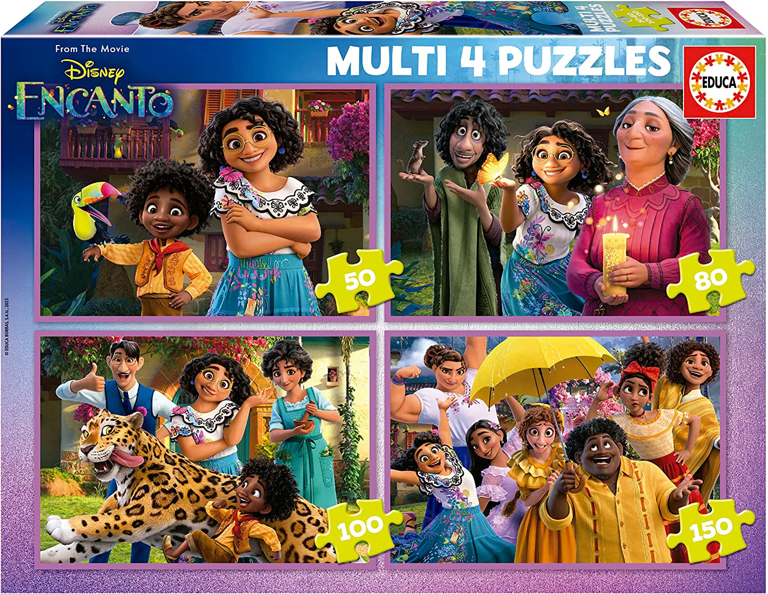 MULTI 4 ENCANTO 50+80+100+15 19581