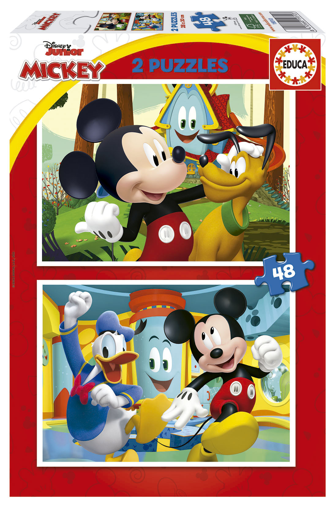 2X48 MICKEY MOUSE FUN HOUSE 19312