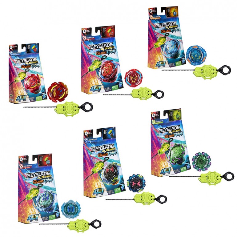 KIT INICIAL BEYBLADE QUADSTRIKE F6784 - N90423