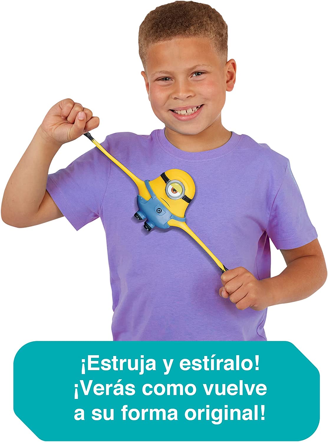 MINIONS FIGURA STUART ELÁSTICA 14CM TR500000