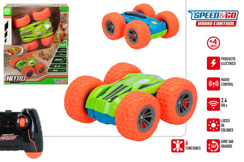 COCHE VOLTERETAS RADIO CONTROL 46277 - V35523