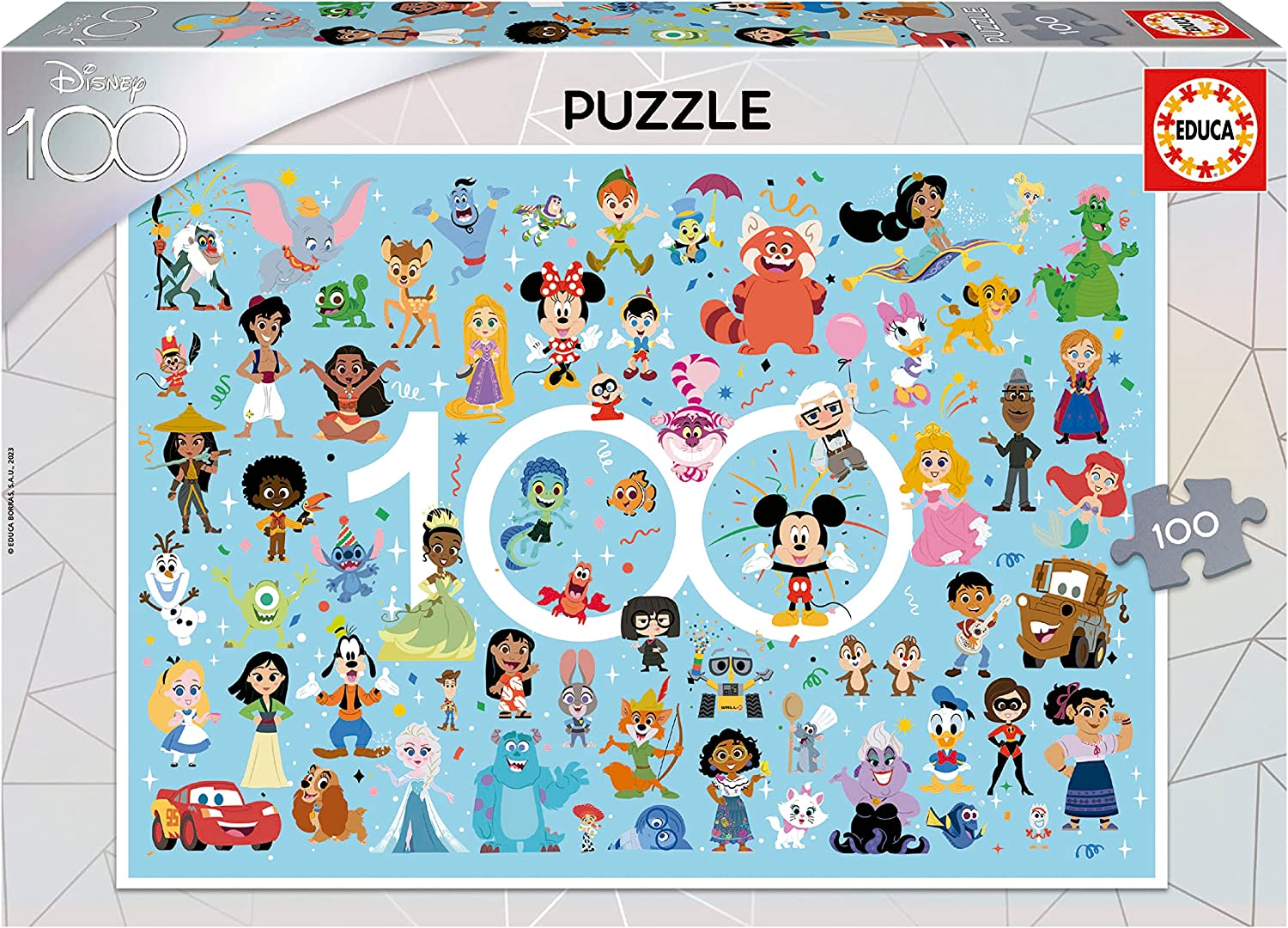 PUZZLE 100 DISNEY 100 MULTIPROPERTY 19676