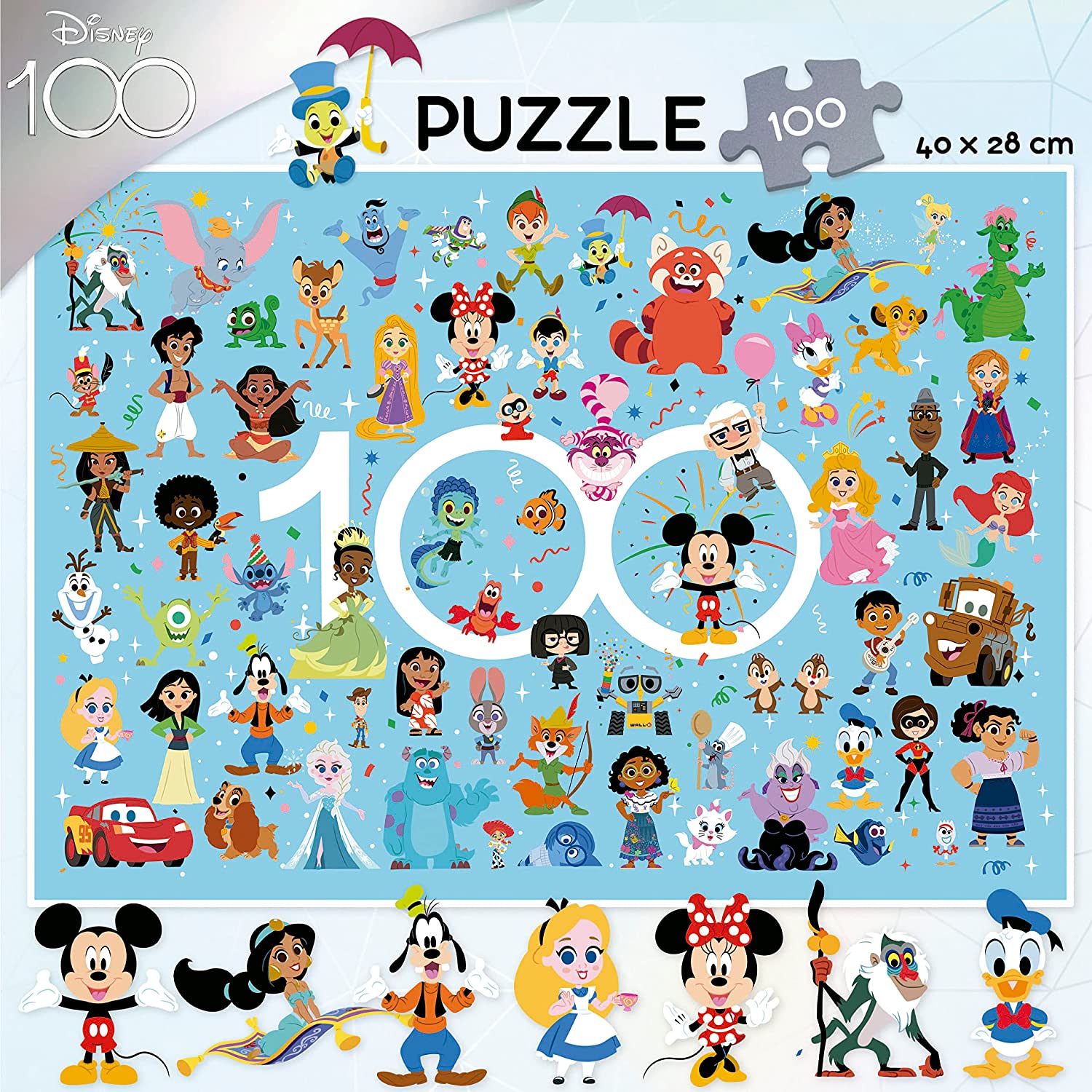 PUZZLE 100 DISNEY 100 MULTIPROPERTY 19676