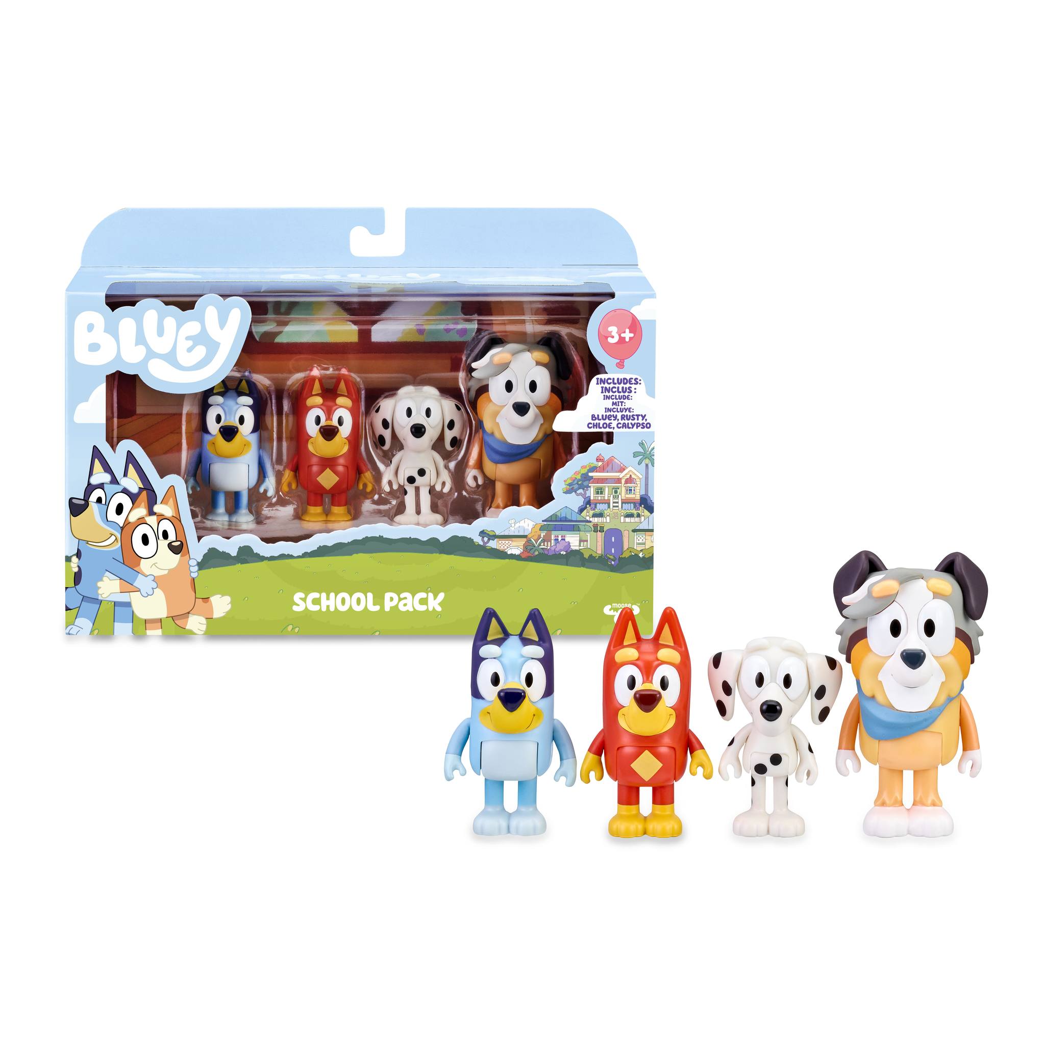 BLUEY PACK 4 FIGURAS BLY09000