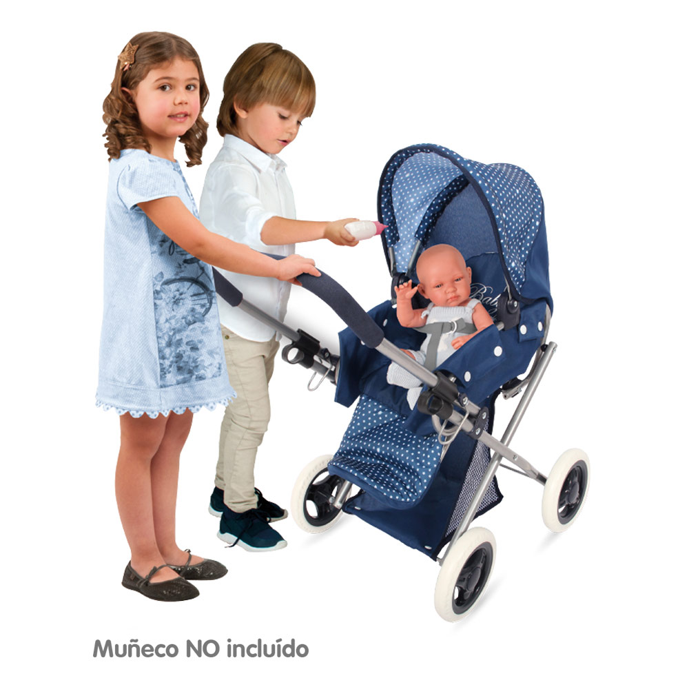COCHE MUÑECA 3X1 BABY STYLE AZUL 44921 - N101323
