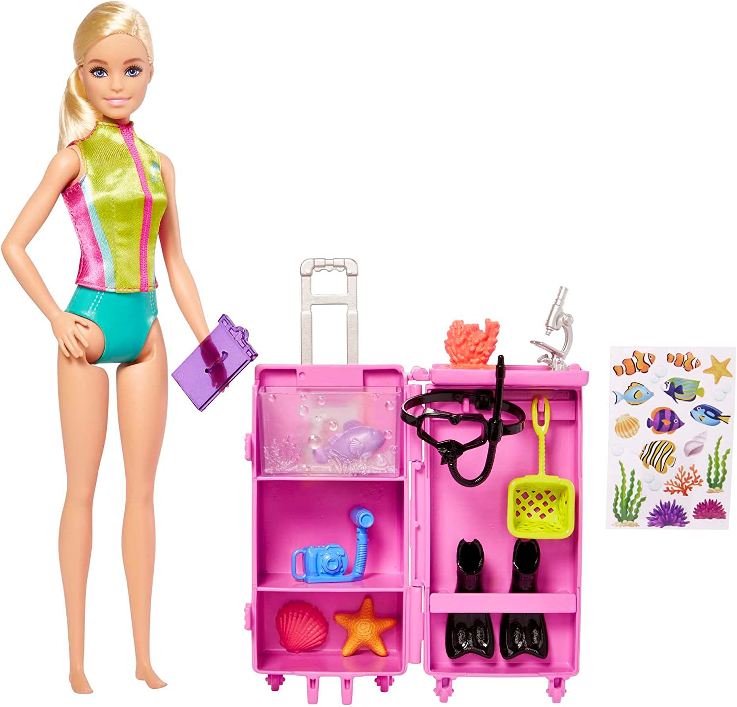 BARBIE BIOLOGA MARINA Y ACCESORIOS HMH26 - V50323