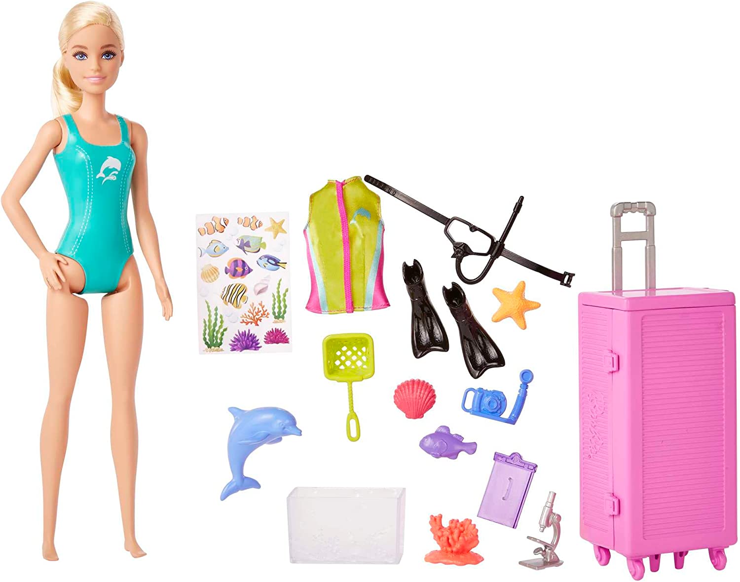 BARBIE BIOLOGA MARINA Y ACCESORIOS HMH26 - V50323