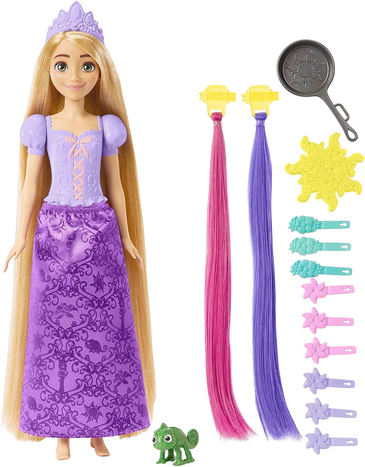 PRINCESAS DISNEY RAPUNZEL PEINADOS MAGICOS HLW18 - V51123