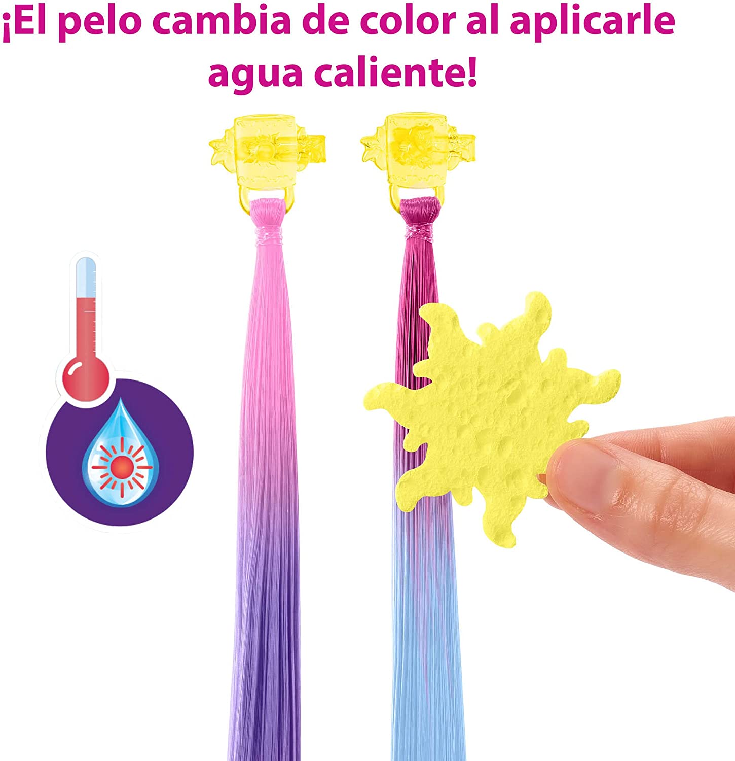 PRINCESAS DISNEY RAPUNZEL PEINADOS MAGICOS HLW18 - V51123