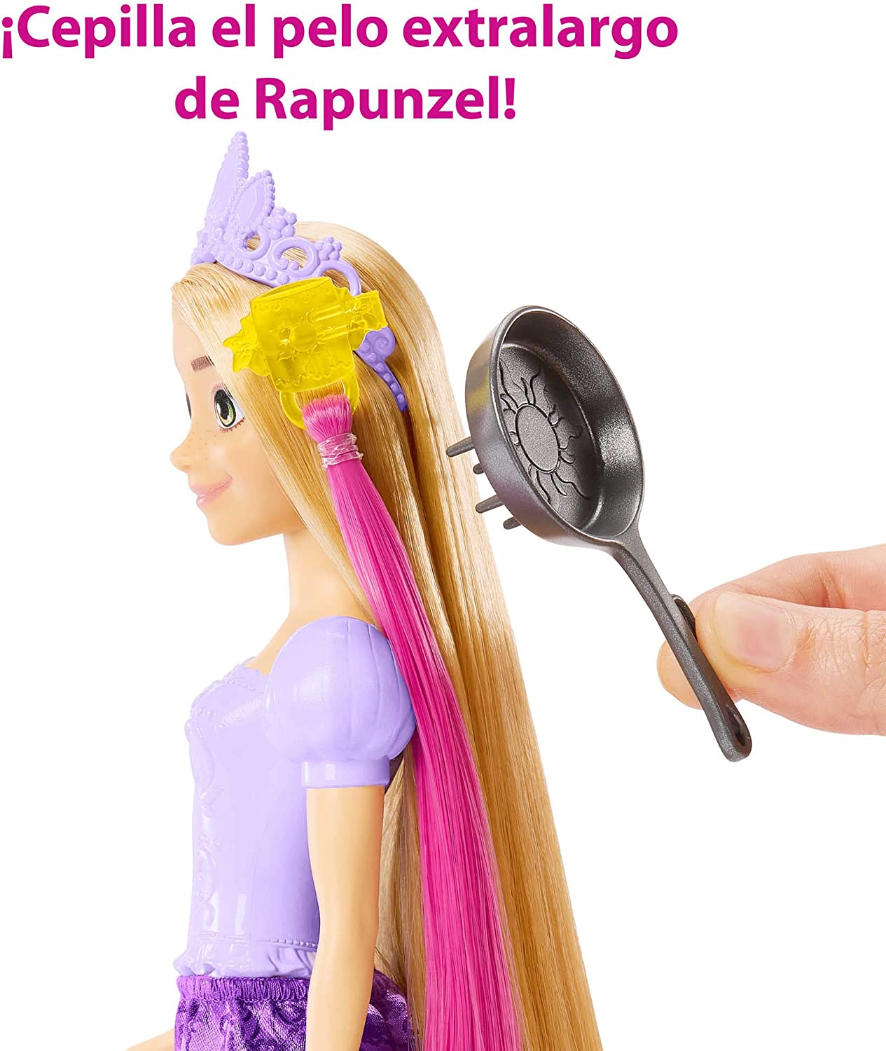 PRINCESAS DISNEY RAPUNZEL PEINADOS MAGICOS HLW18 - V51123