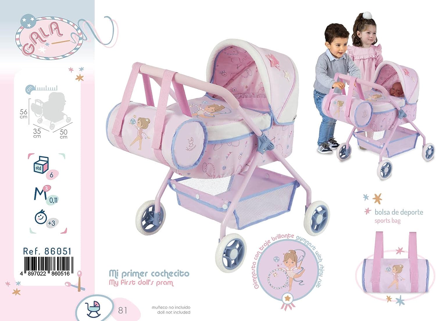 MI PRIMER COCHE DE MUÑECA 86051