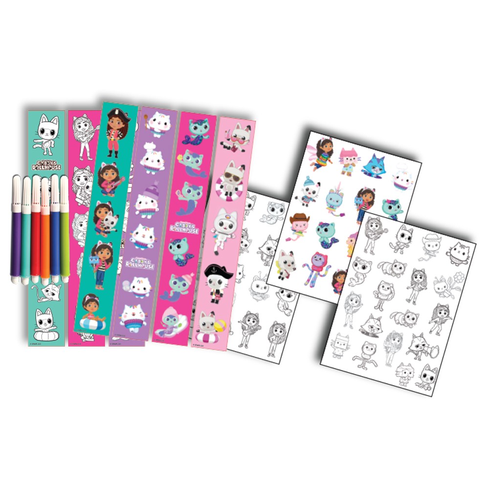SET DE TATOOS Y STICKERS LA CASA DE MUÑECAS DE GABBY 00953