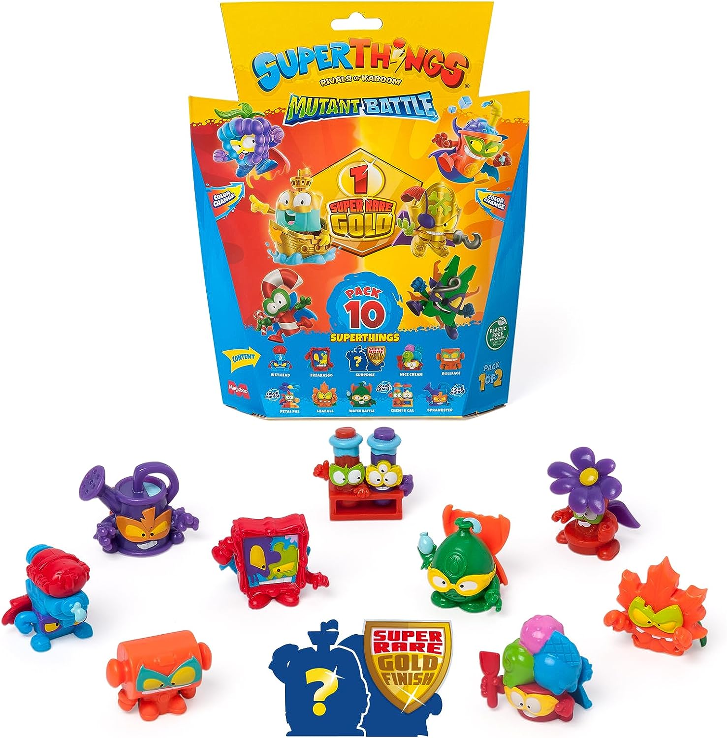 BLISTER 10 SUPERTHINGS MUTANT BATTLE PST12B016IN00