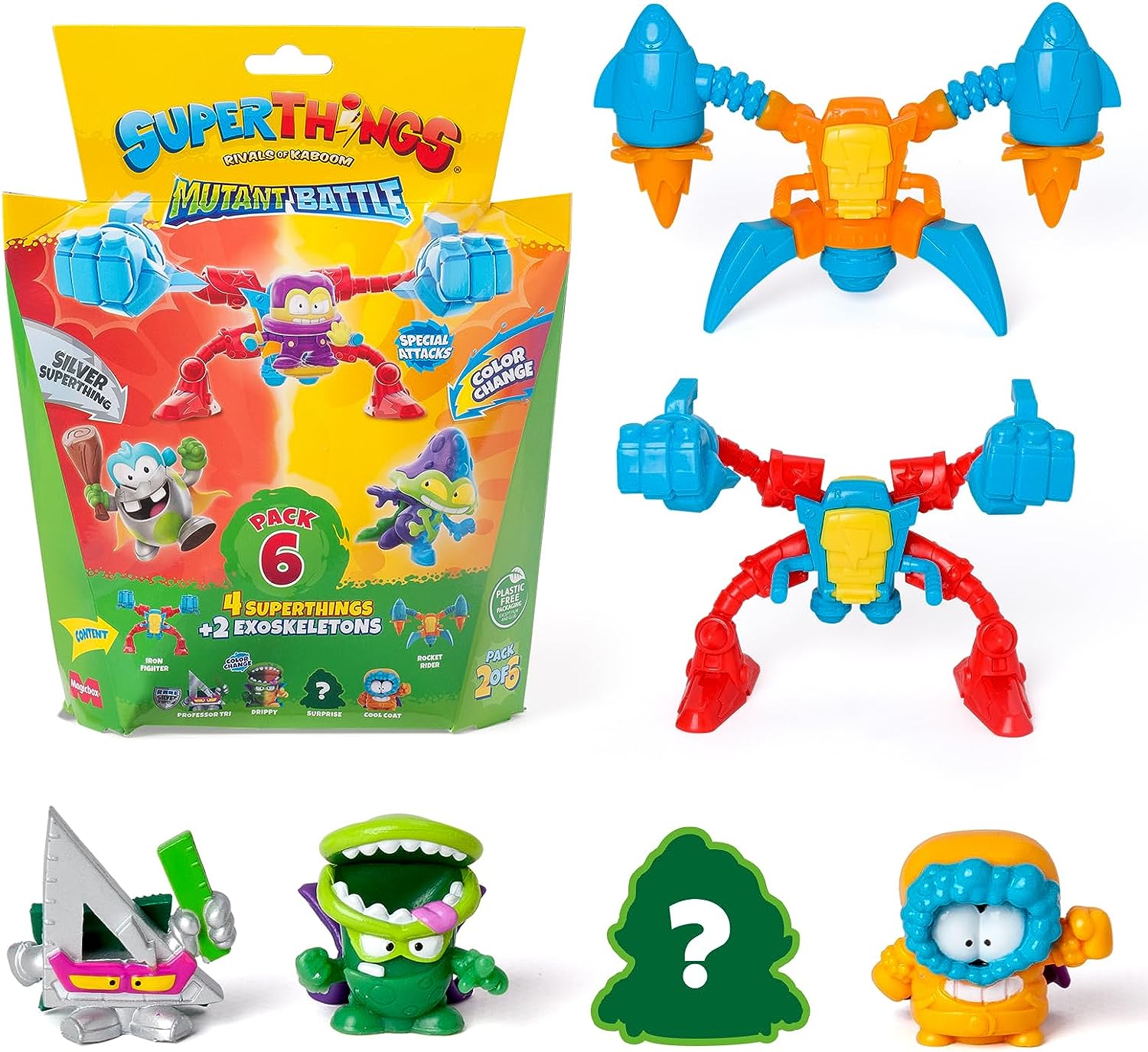 BLISTER PACK 6 SUPERTHINGS MUTANT BATTLE PST12B616IN00
