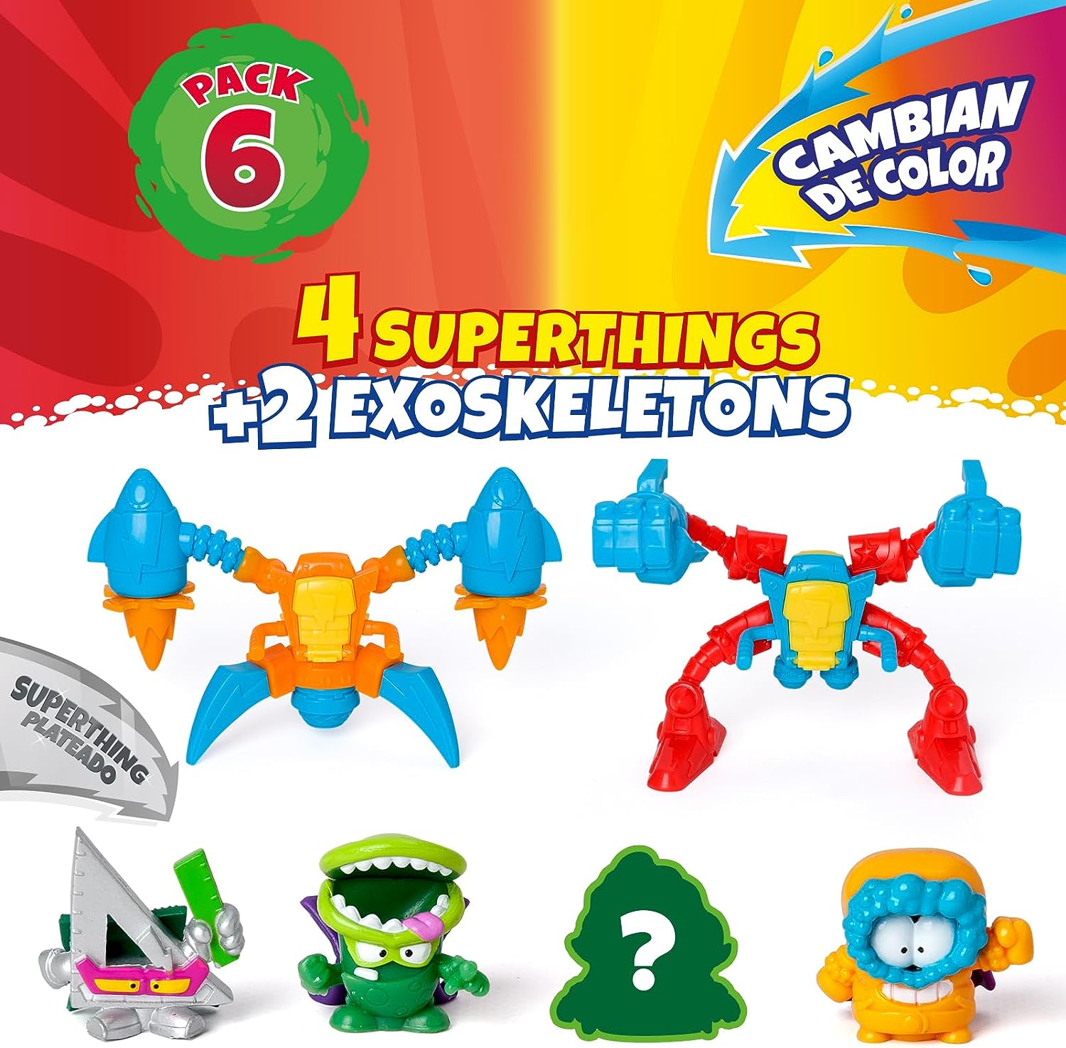 BLISTER PACK 6 SUPERTHINGS MUTANT BATTLE PST12B616IN00