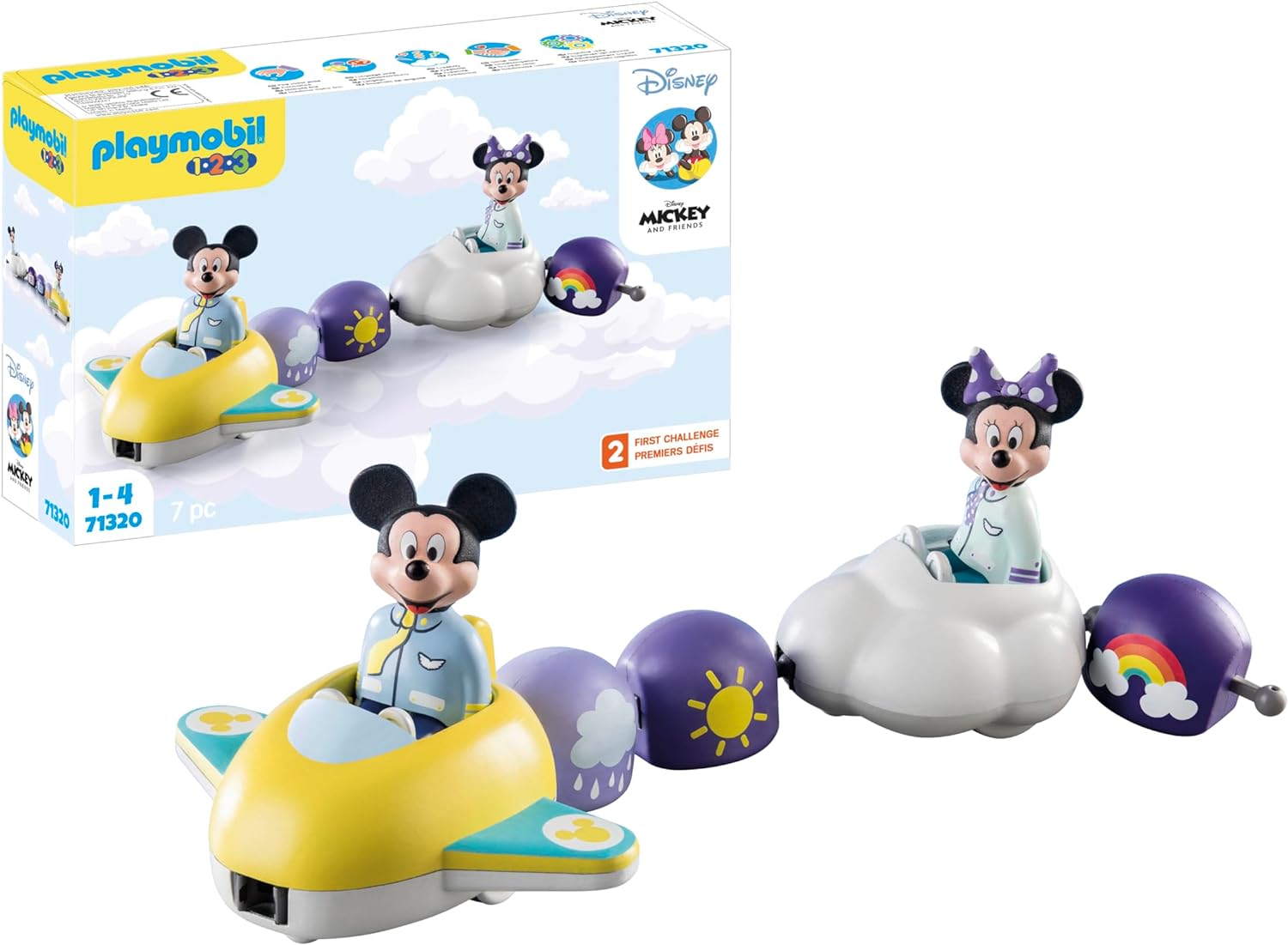 1.2.3 MICKEY Y MINNIE TREN NUB 71320