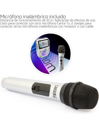 CANTA TU KARAOKE DE PLATA PRO CTC10000 N9323