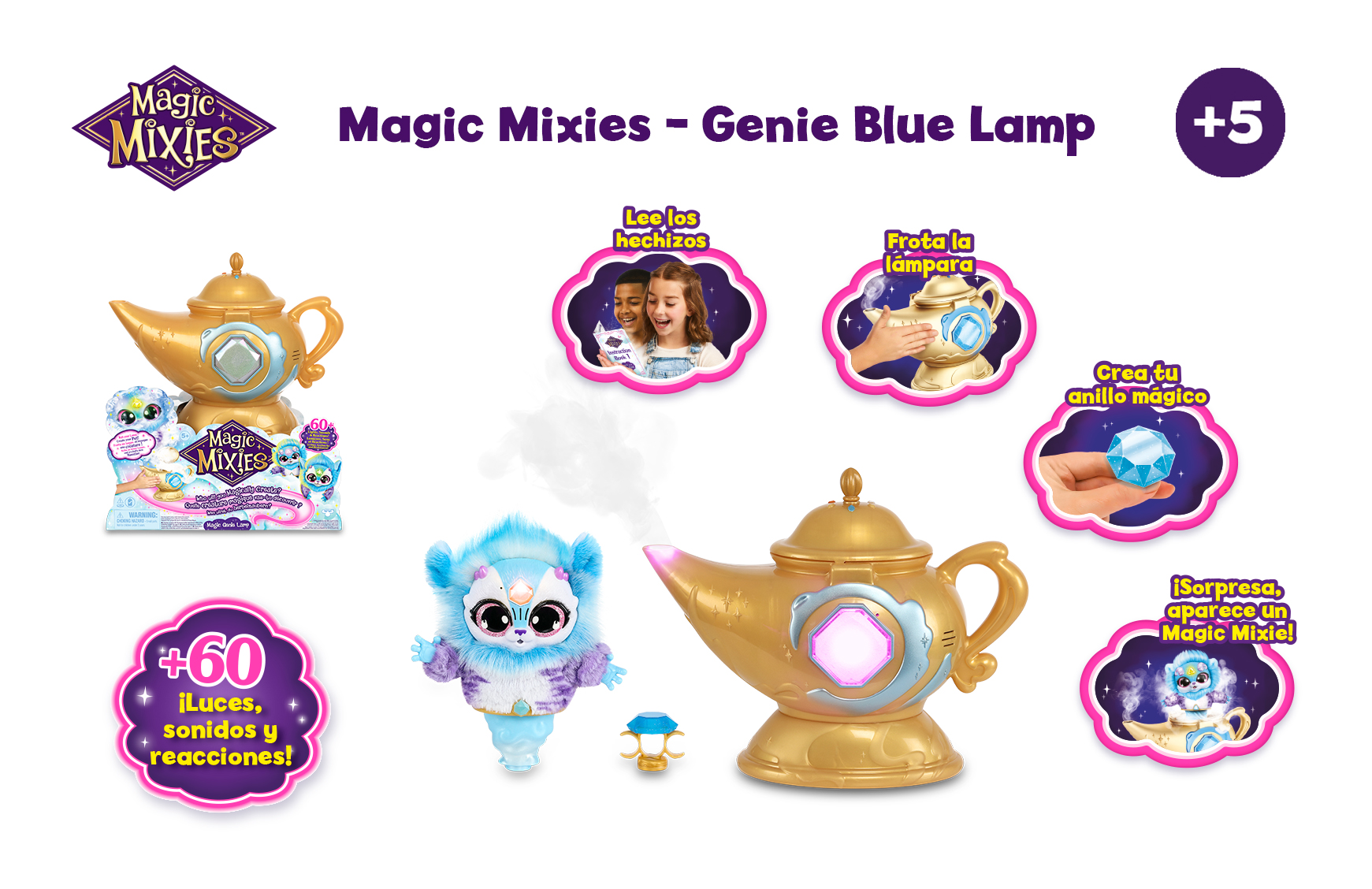 LAMPARA MAGICA AZUL MAGIC MIXIES MGX09200 N13823