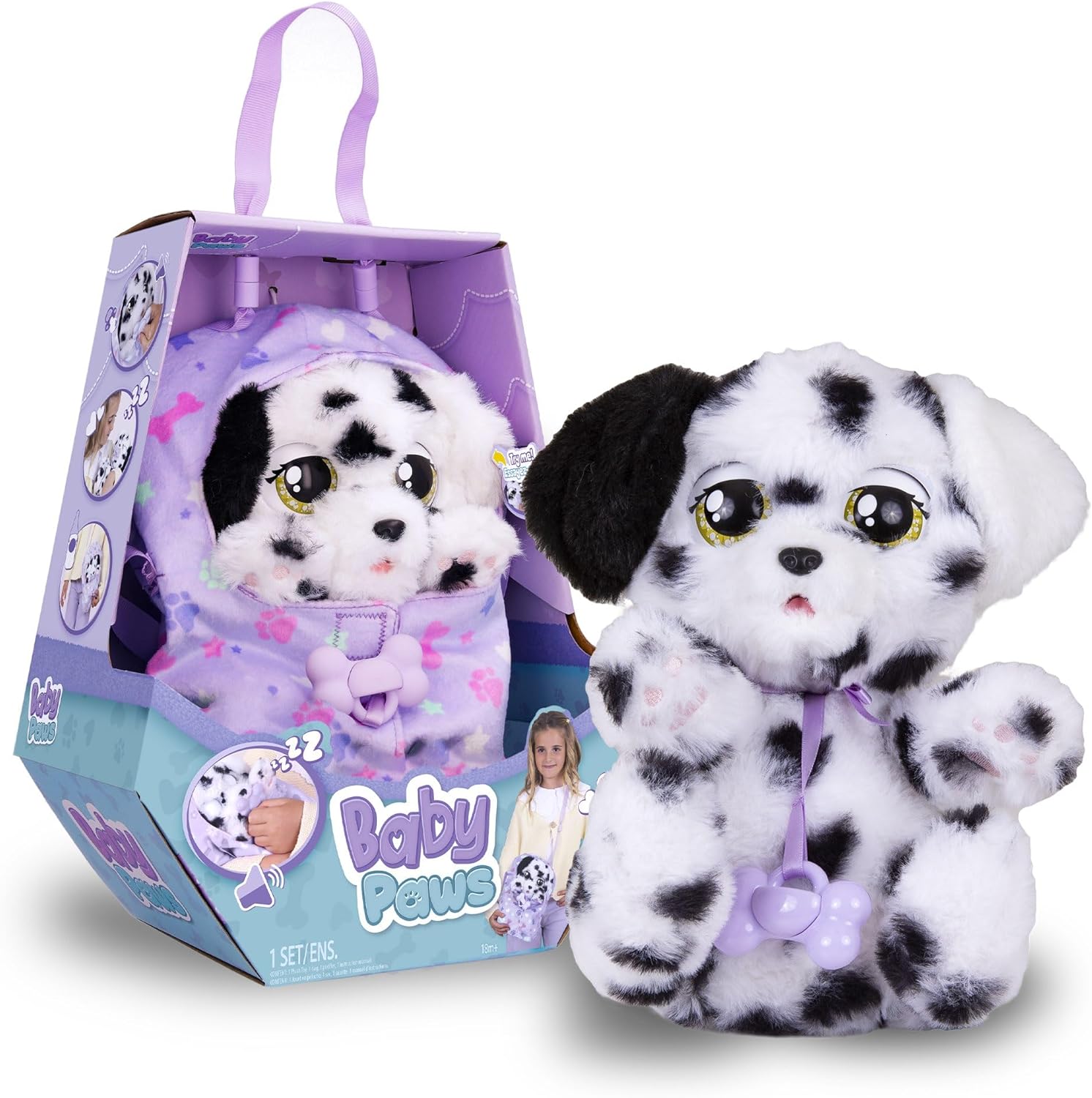 PELUCHES INTERACTIVO BABY PAWS DALMATA 918276 - N50423