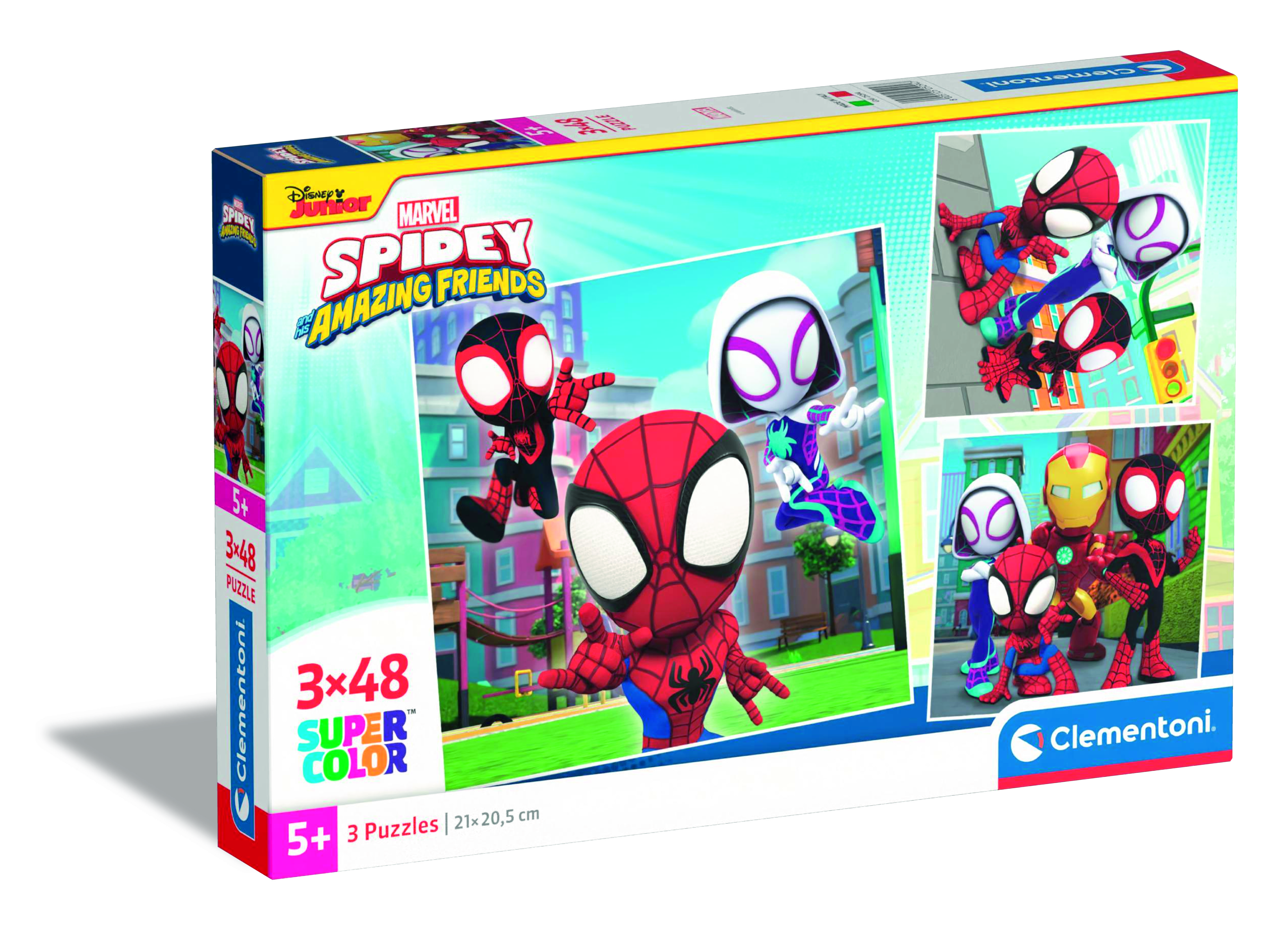 PUZZLE 3X48 SQUARE SPIDEY Y SUS AMIGOS 25294