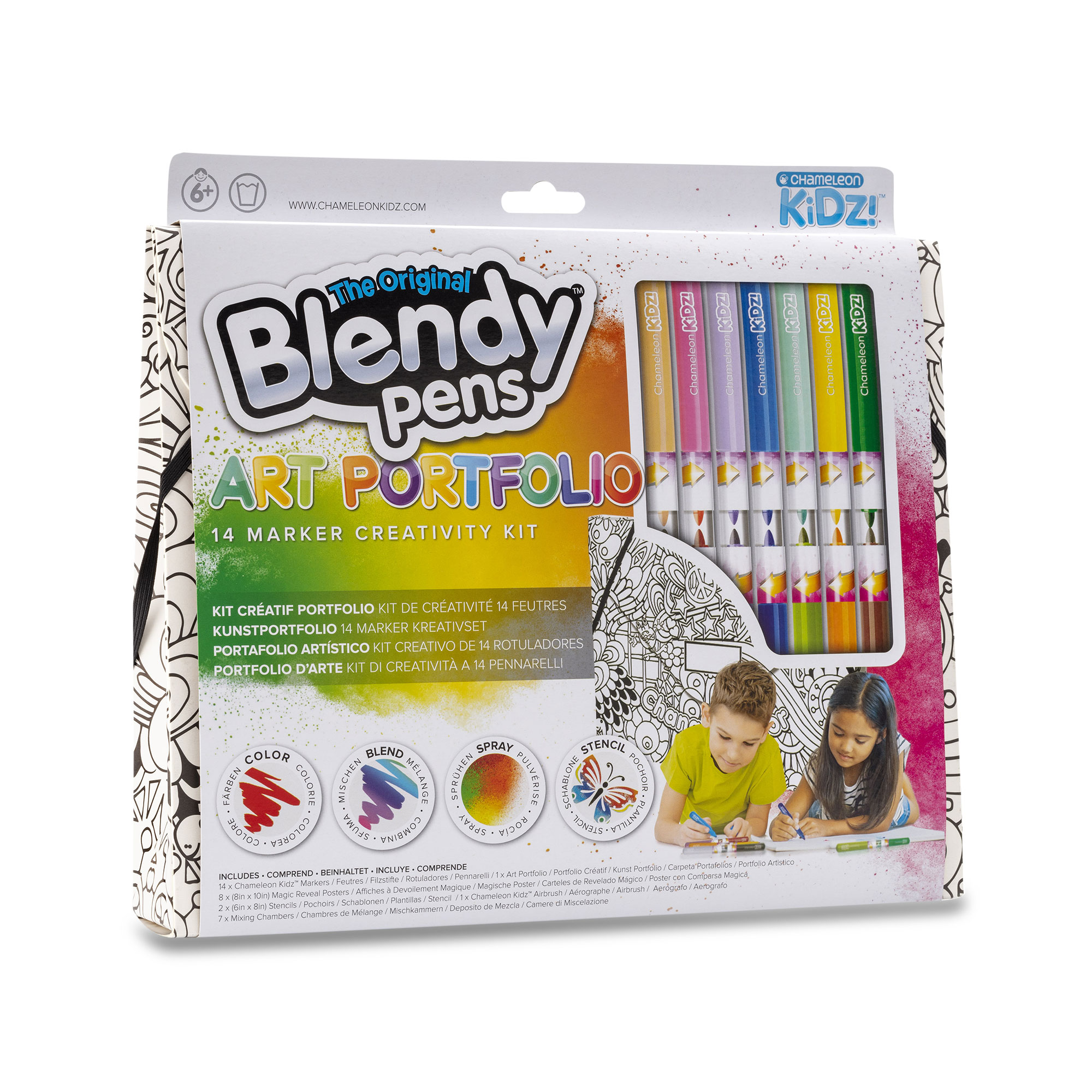 BLENDY PENS  KIT CREATIVO ARTE  PORTAFOLIO BLD02101