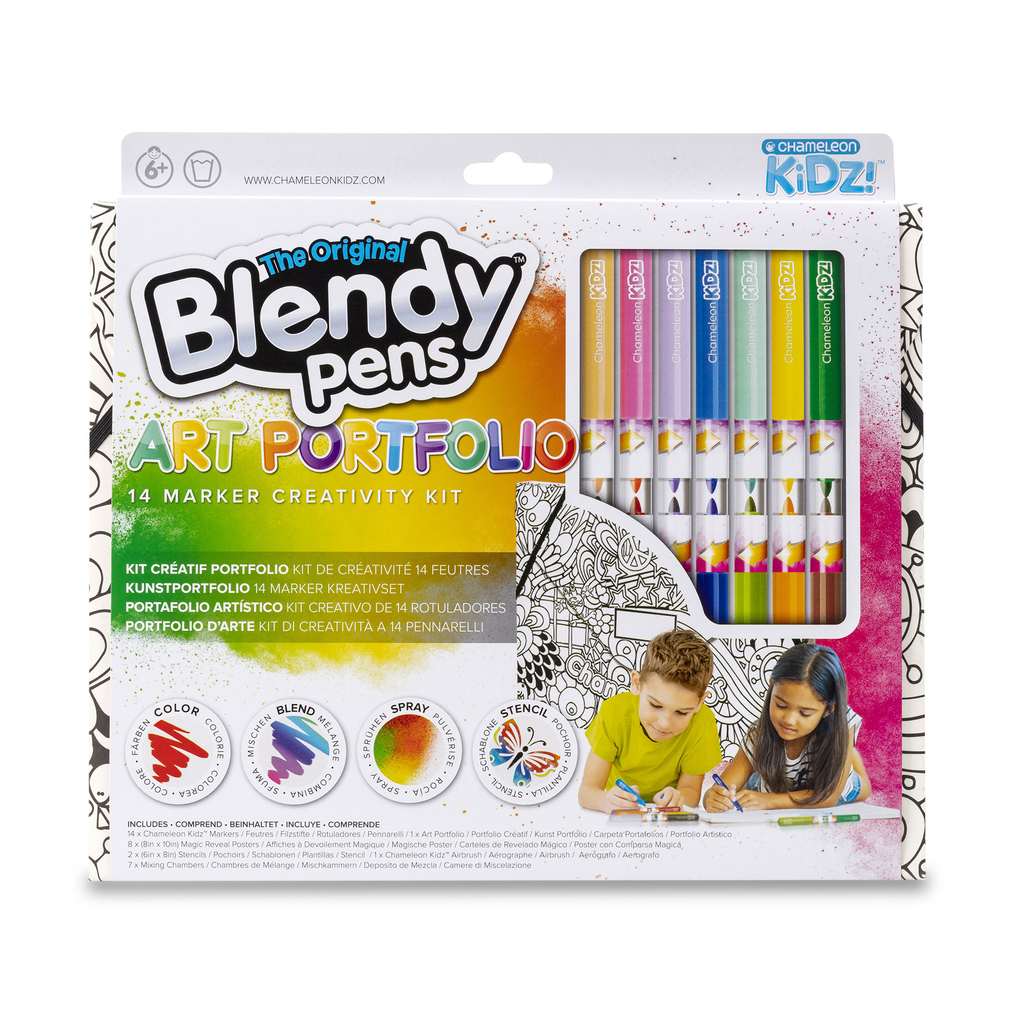 BLENDY PENS  KIT CREATIVO ARTE  PORTAFOLIO BLD02101