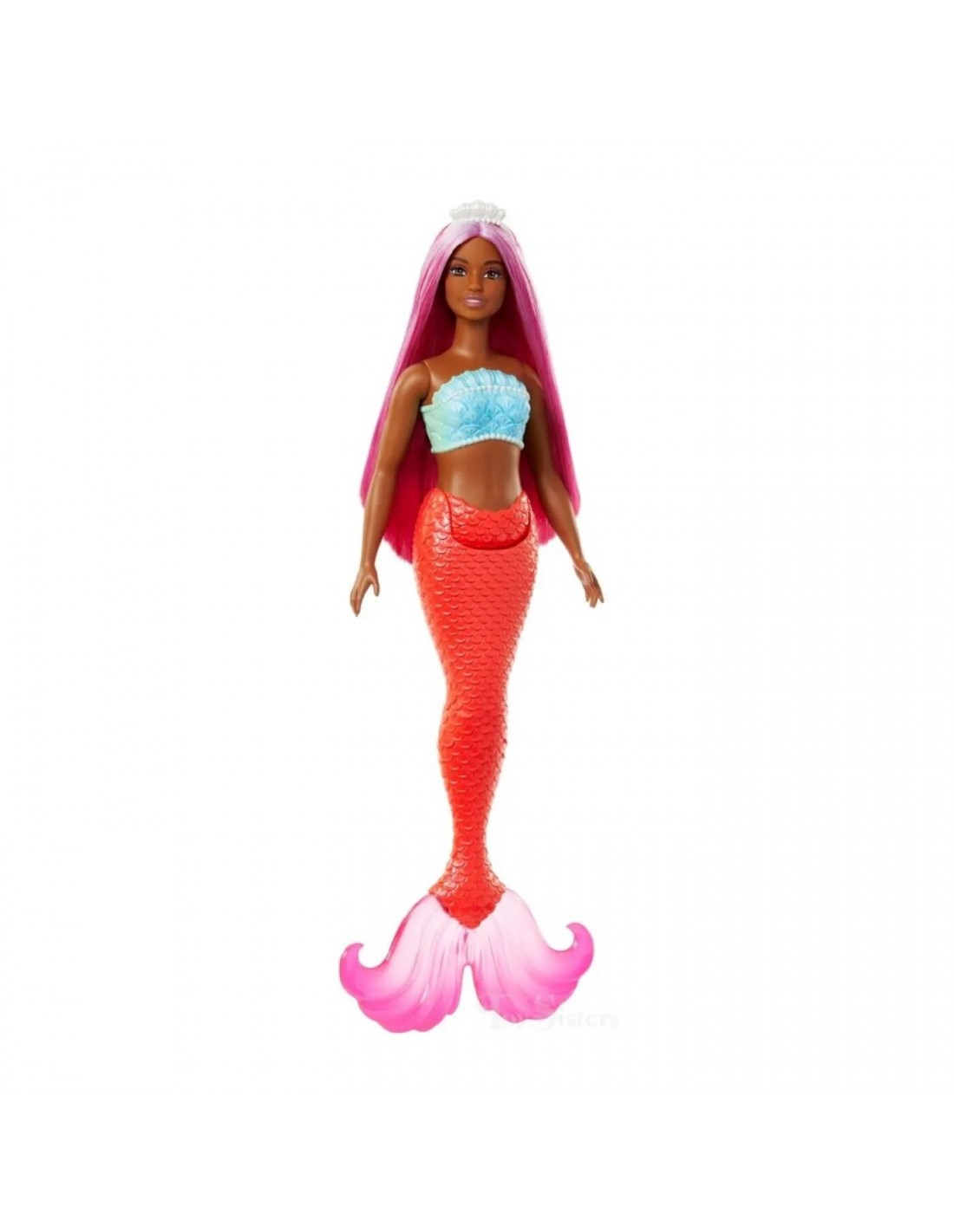 MUÑECA BARBIE SIRENA COLA RIGIDA SURT. HRR02