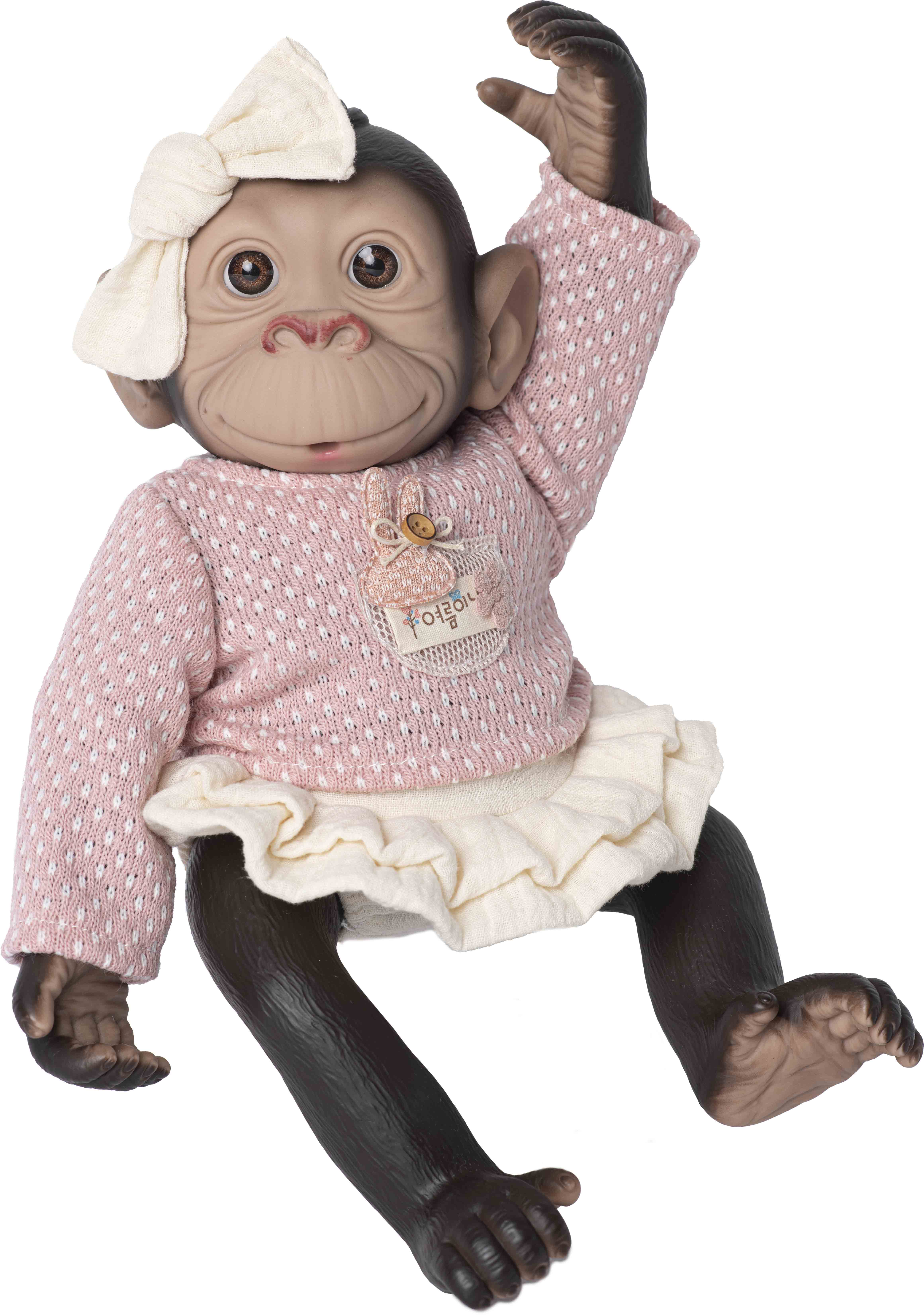 MONO REBORN CON CAPUCHA Y FALDA TUL 3339