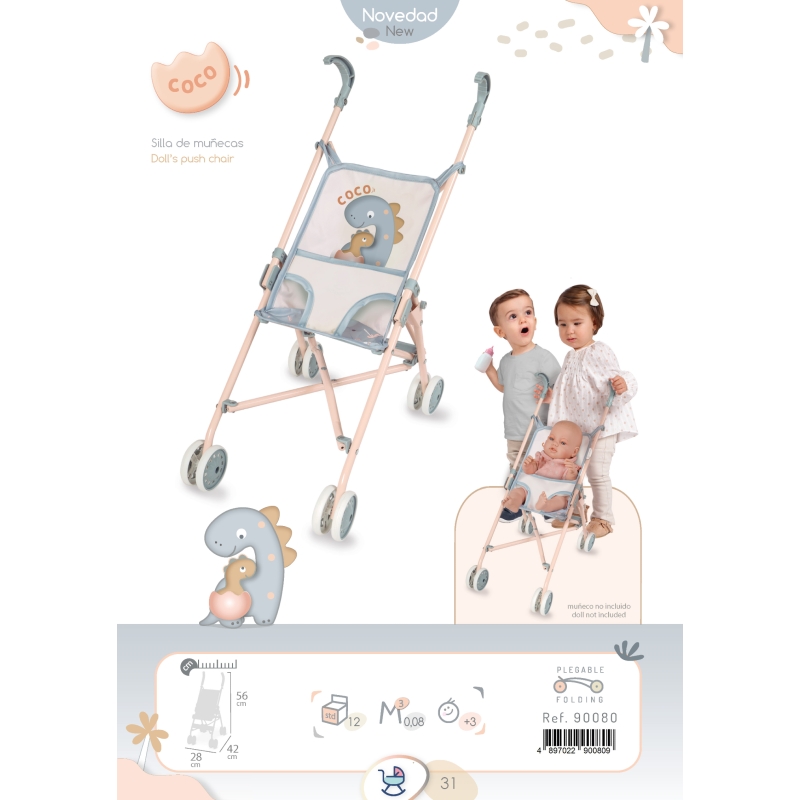 SILLA DE MUÑECA PLEGABLE 90080 - N25924