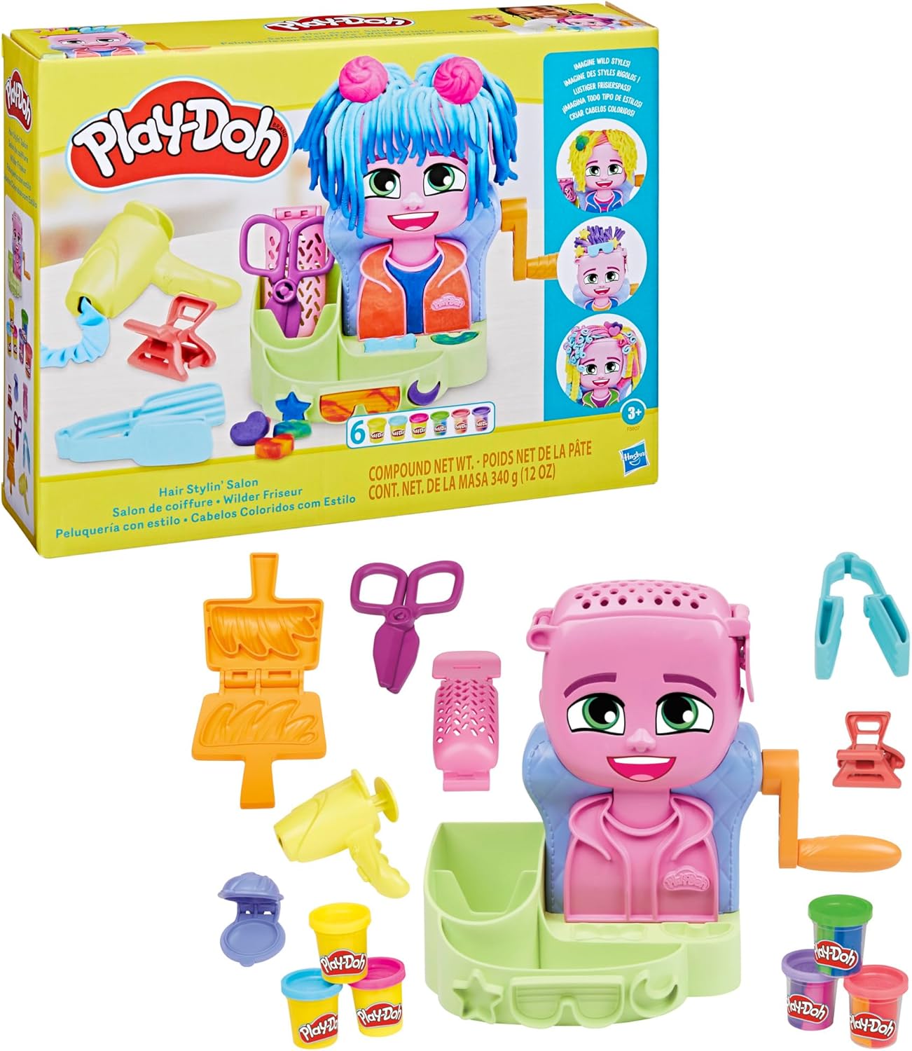 PLAY DOH JUEGO PELUQUERIA CON ESTILO F8807 - N90424