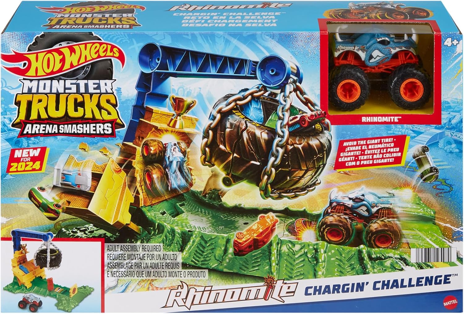 MONSTER TRUCKS ARENA SMASHERS RETO DE RHINOMITE HTP18