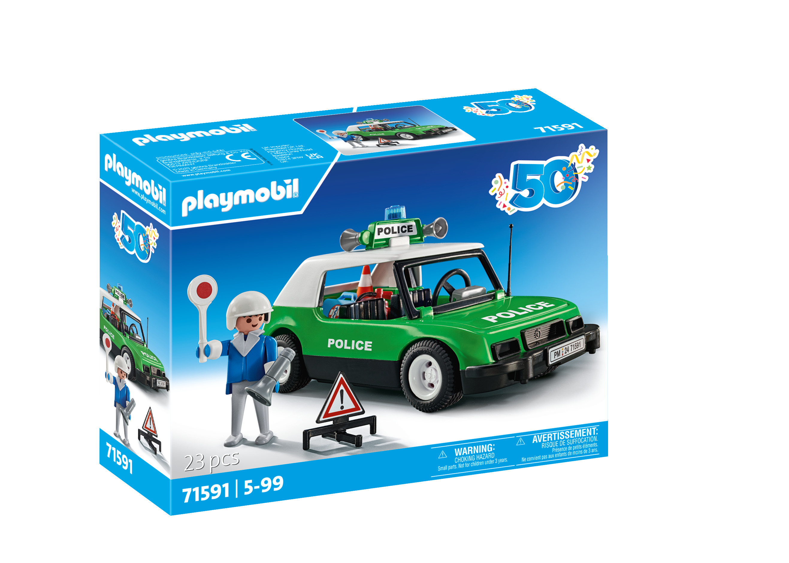 COCHE POLICIA CLASICO 71591 - N44024