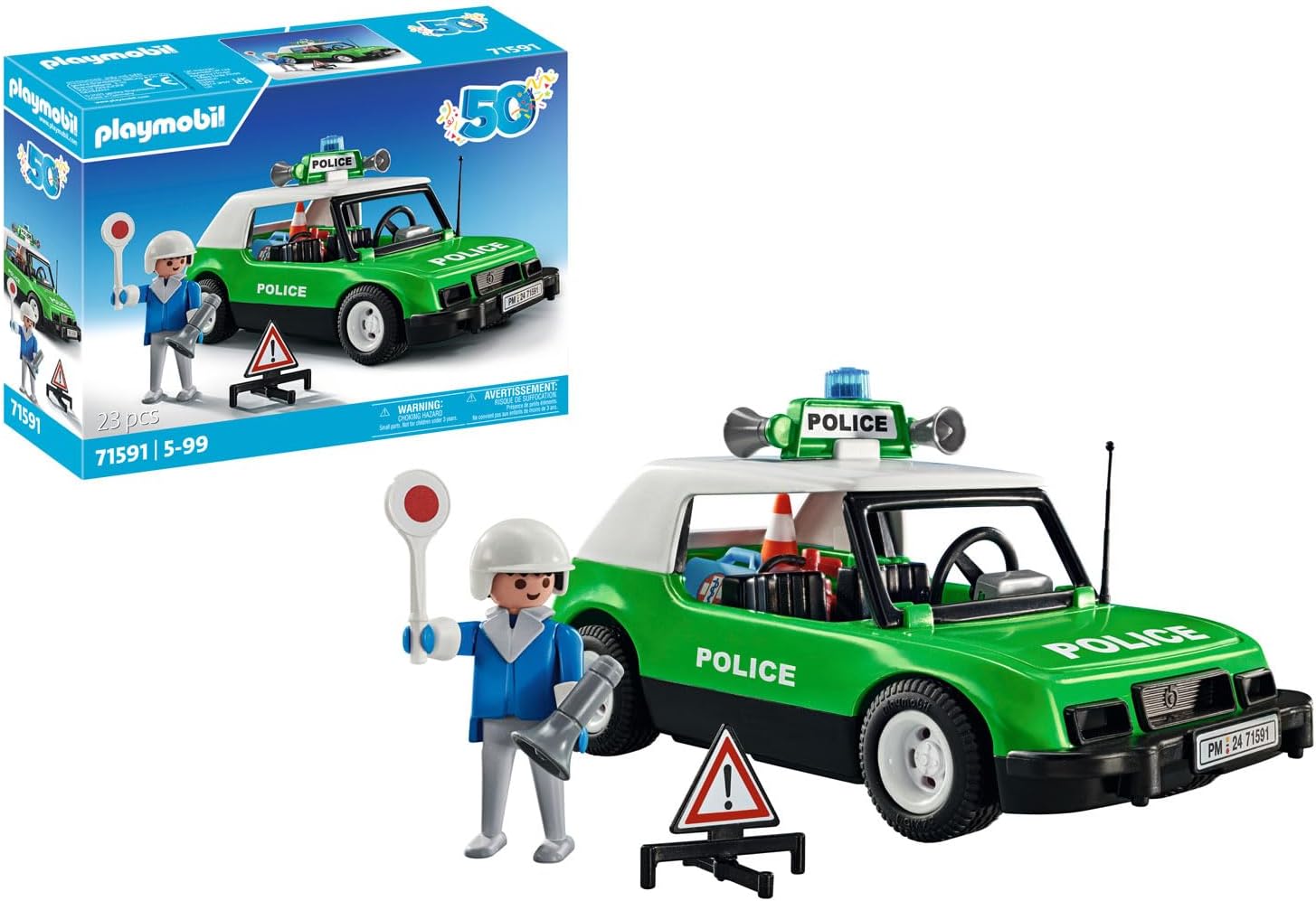 COCHE POLICIA CLASICO 71591 - N44024