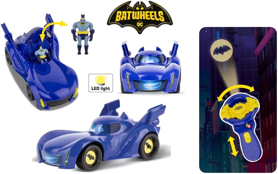 COCHE R/C BATWHEELS LUCES Y SONIDOS 370201080 - N45424