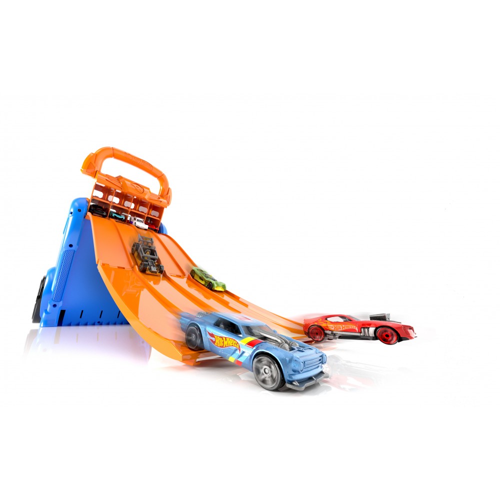 GUARDACOCHES/LANZADOR HOT WHEELS 2 EN 1 04623