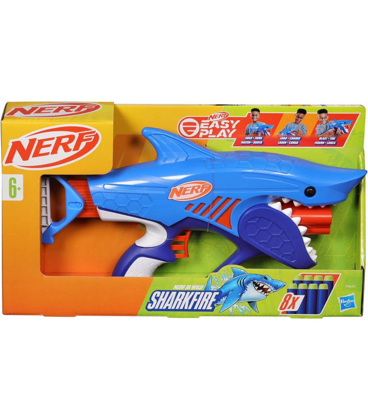 NERF JUNIOR SHARKFIRE F8645 - N91724
