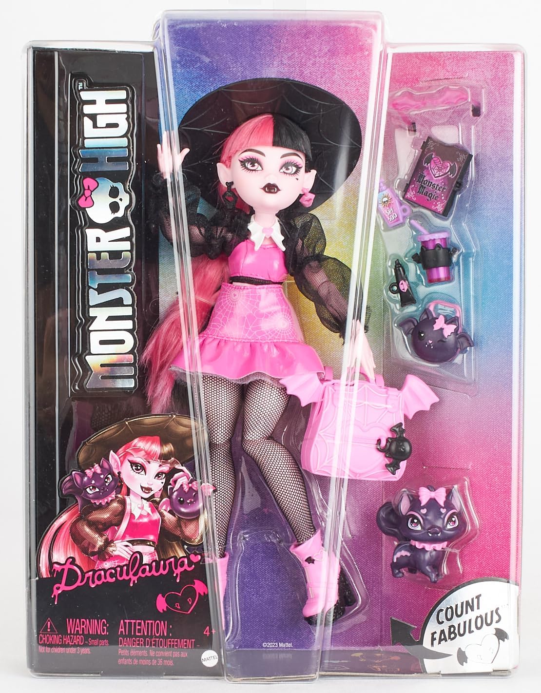 MUÑECA MONSTER HIGH FABULOSA DRACULAURA HRP64 - N94924