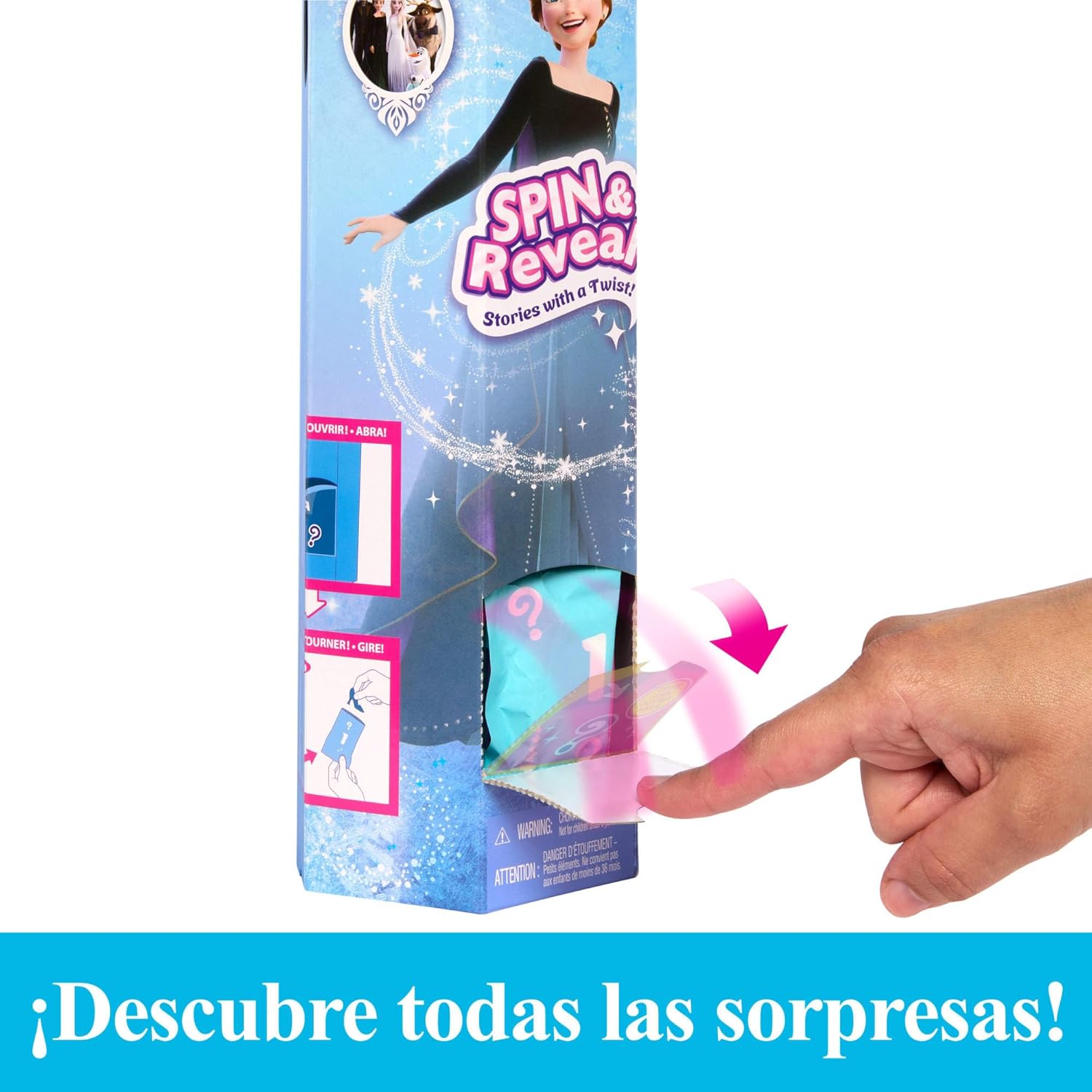 MUÑECA FROZEN ANNA SPIN Y REVEAL HXD27 - N95424