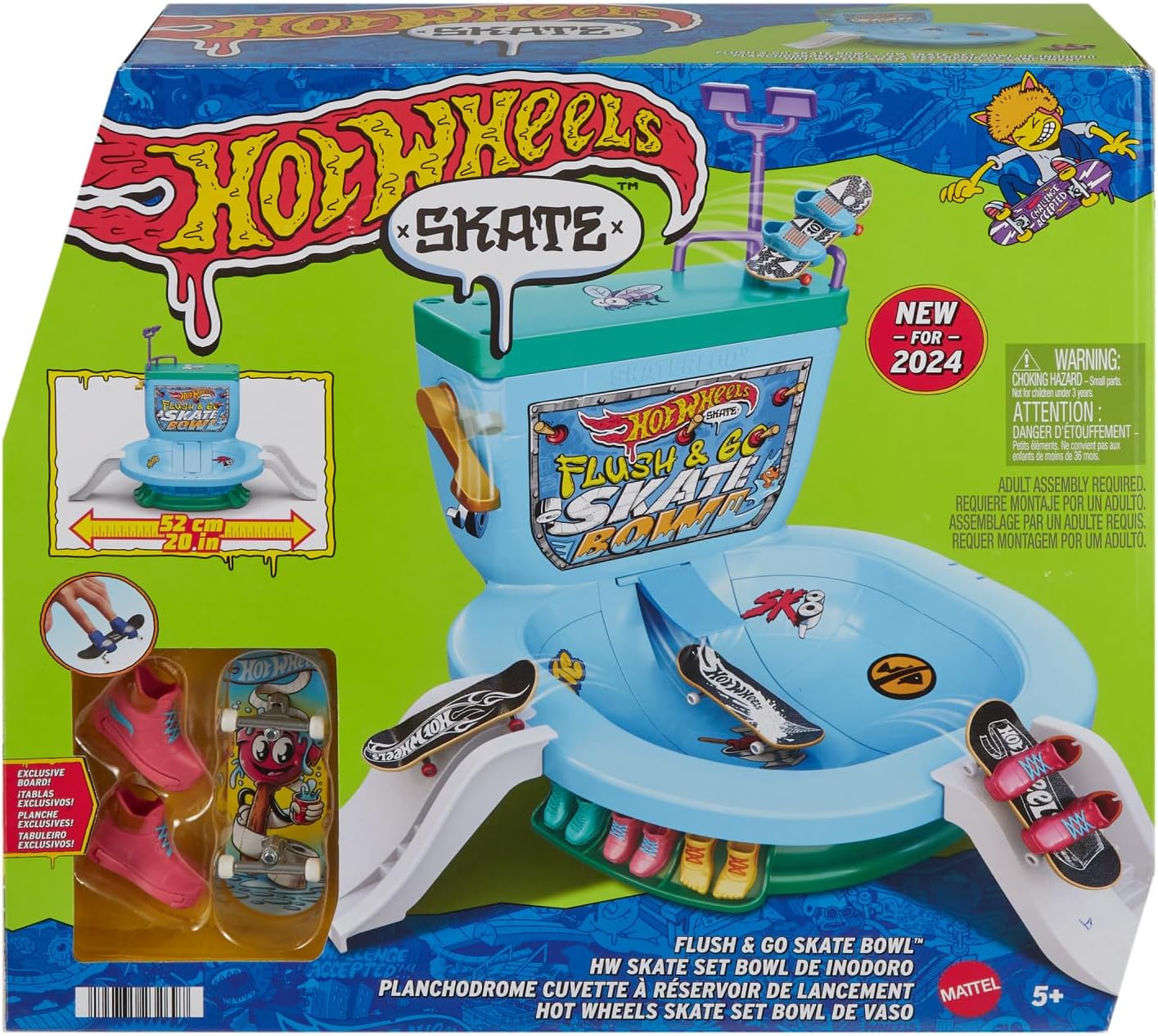 HOT WHEELS SKATE BOL CEREALES CON MONOPATINES HXL16 - N96224
