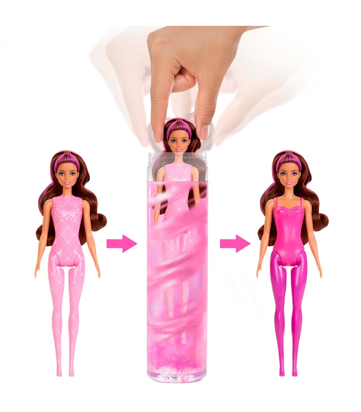 MUÑECAS BARBIE COLOR REVEAL BAILARINAS BALLET HRK17 - N94124