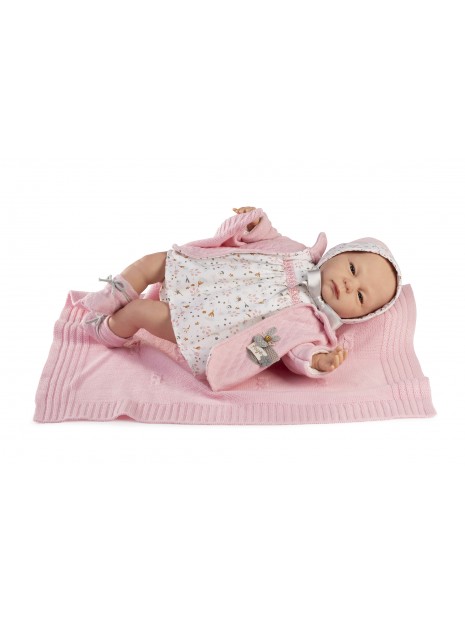 BEBE REBORN CHAQUETA ROSA 5308