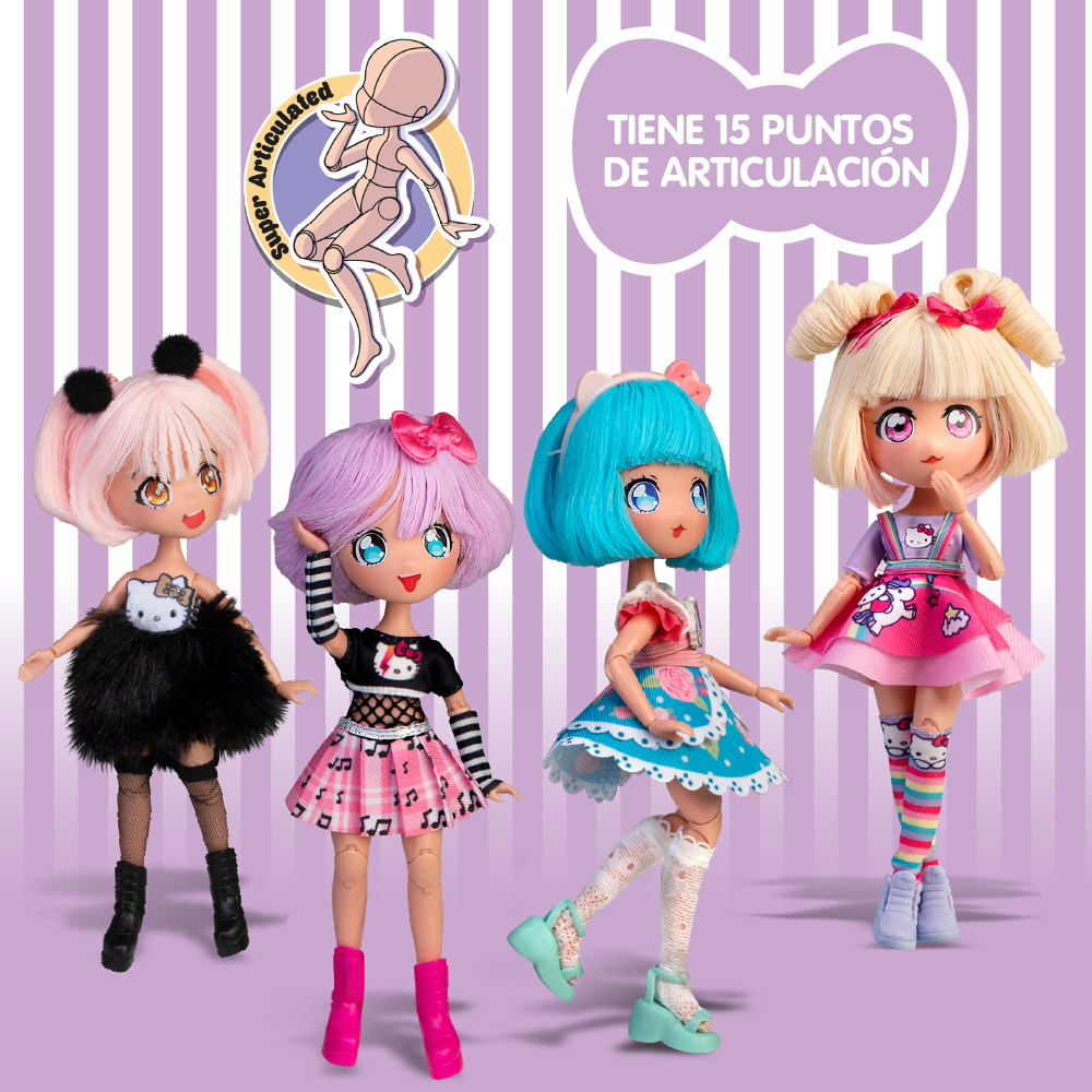 MUÑECA MANGA HELLO KITTY SURTIDA HKTF0000