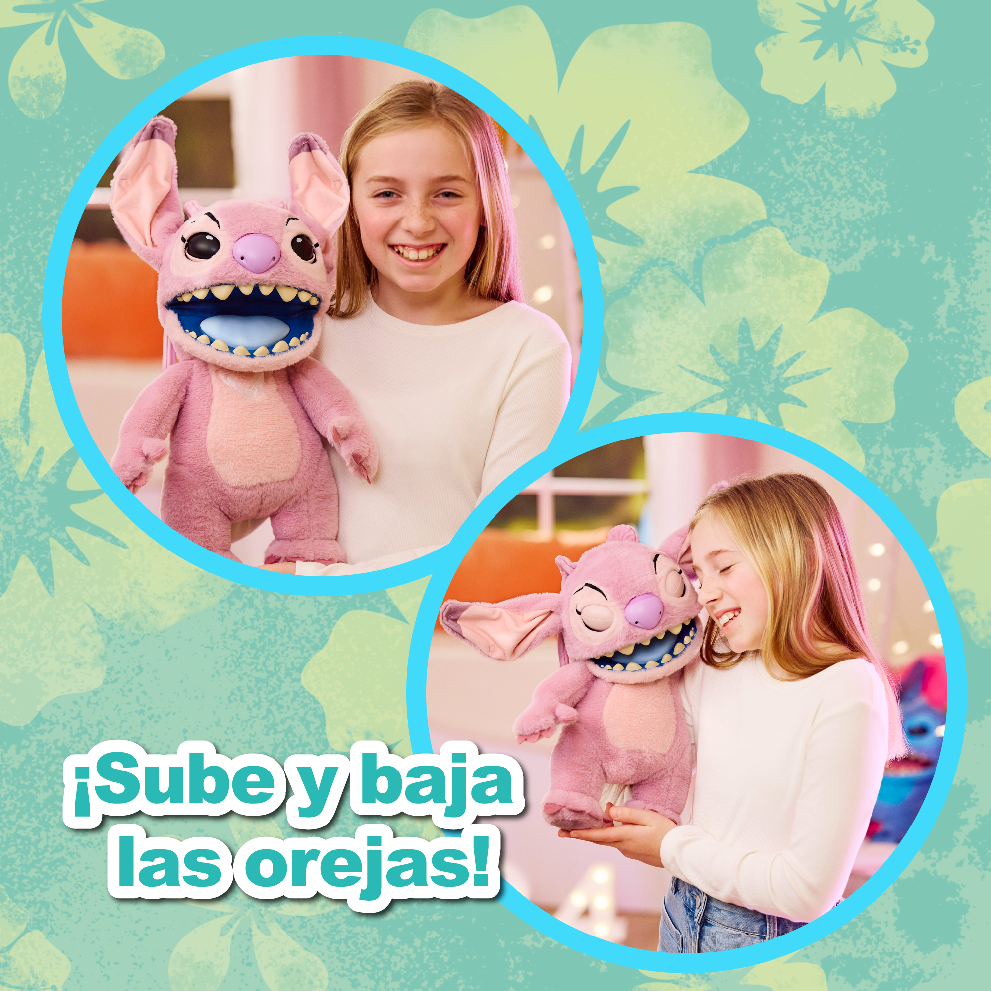 PELUCHE ELECTRONICO ANGEL STITCH DISNEY 45CM RE002000